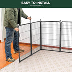 Dog Playpen, Indoor, Yard & RV Camping, 40" H, 16 Panels